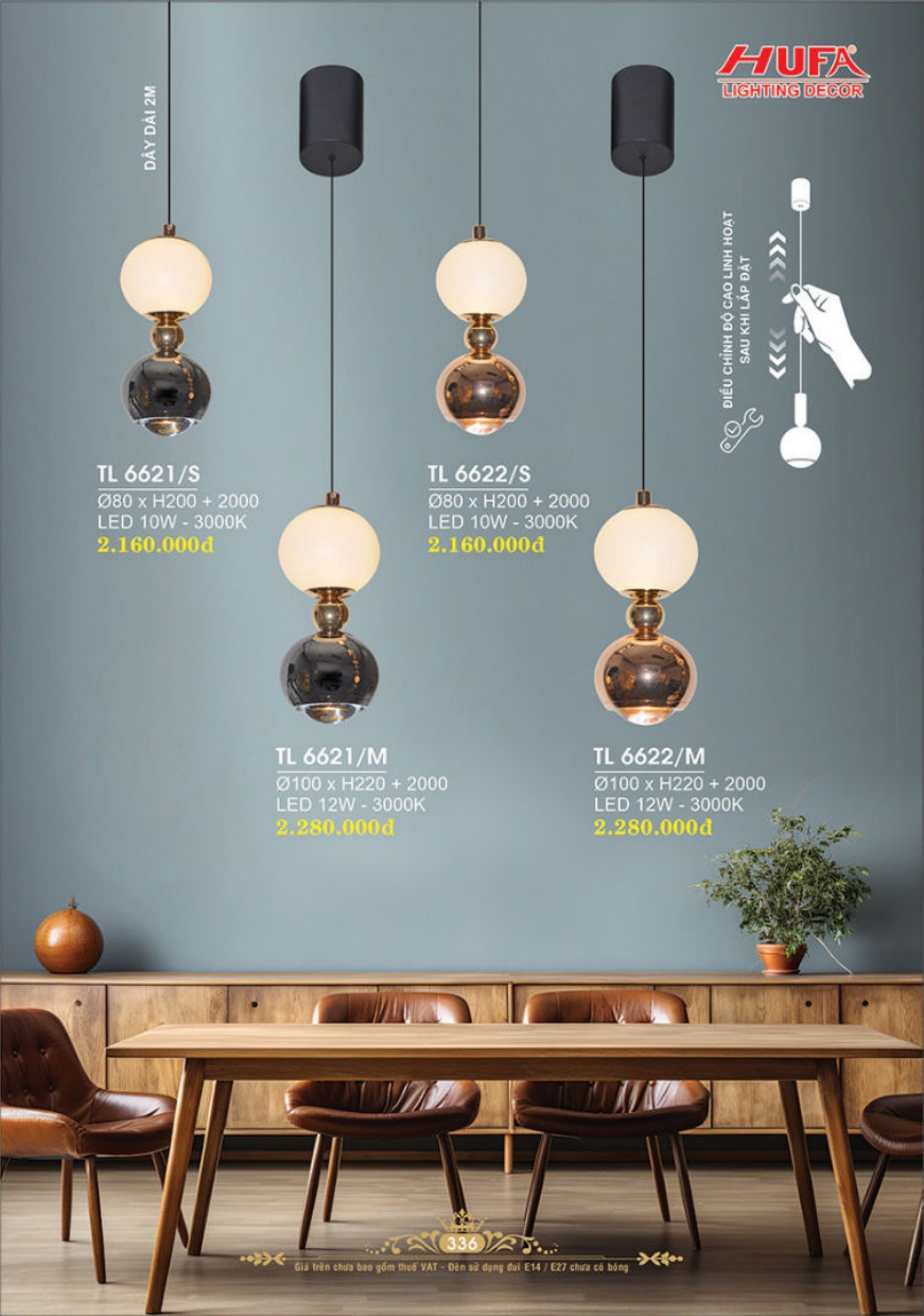 Bảng giá đèn trang trí HUFA